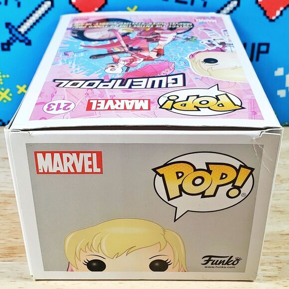 Funko PoP Marvel Unmasked Gwenpool #213 Exclusive Vinyl Figure + Protector - Picture 9 of 10